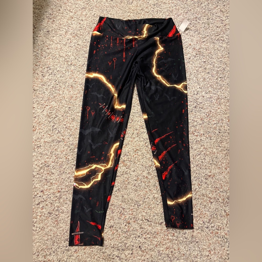NEW Universal Black and Red Halloween Horror Nights Leggings